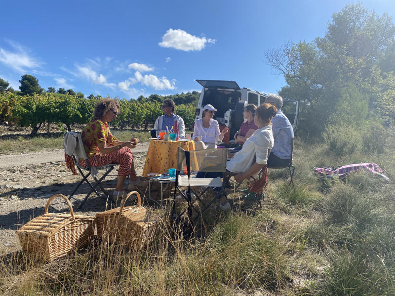 Picknick auf der Genussreise in die Provence